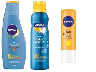 Kosmetyki linii NIVEA SUN