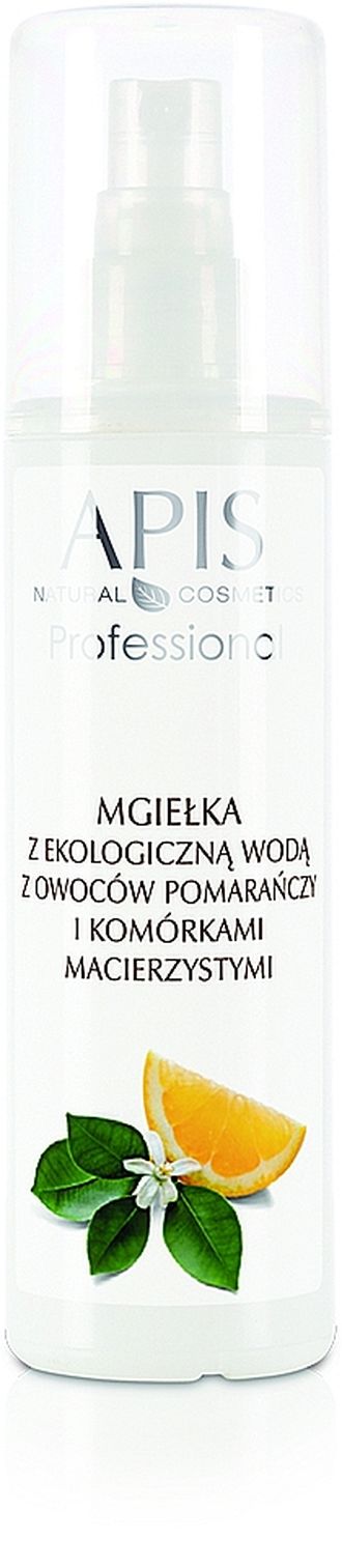 Mgiełka z ekologiczną wodą z owoców pomarańczy i komórkami macierzystymi – NOWOŚĆ W OFERCIE APIS NATURAL COSMETICS